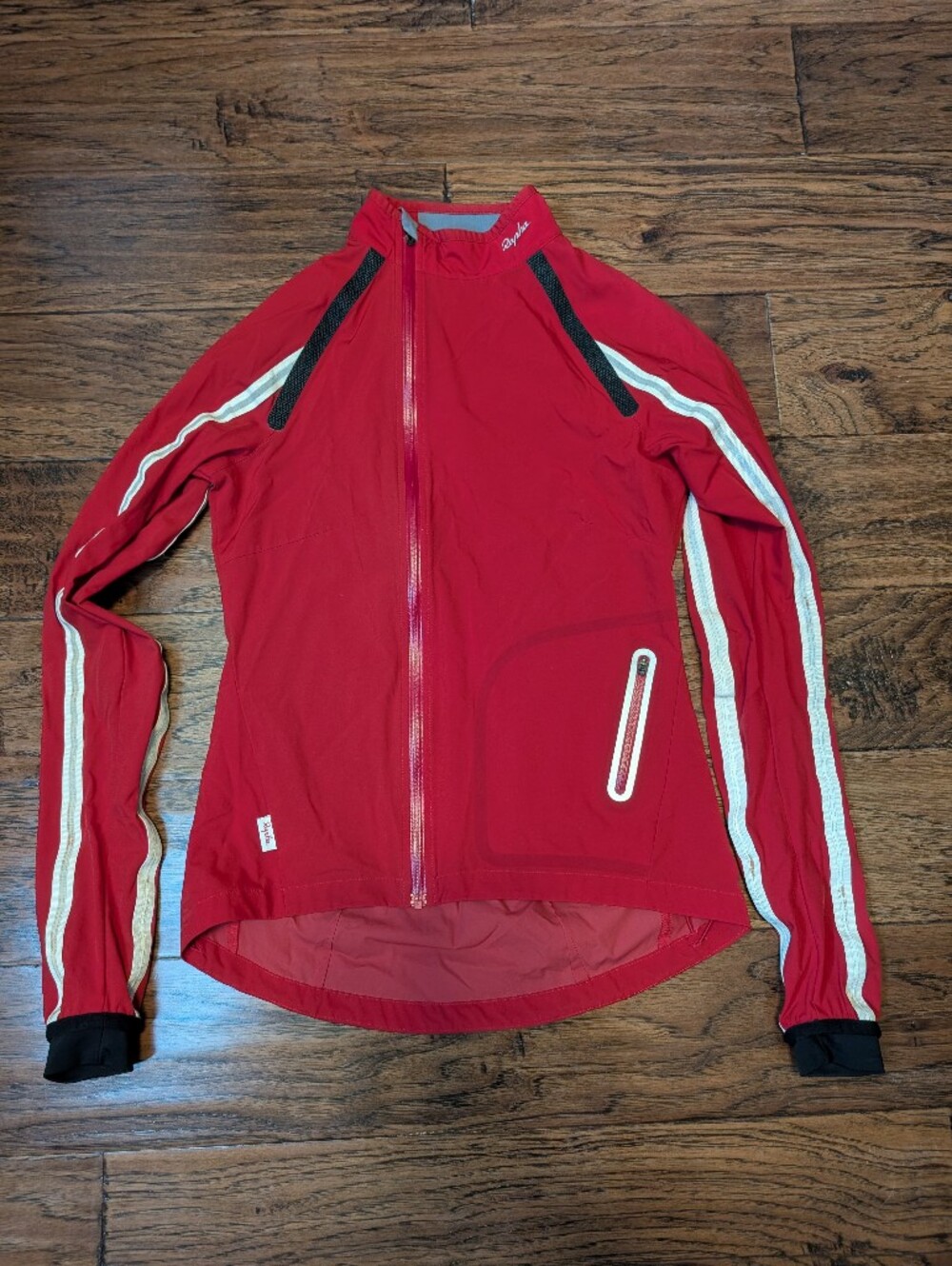 Rapha Women's Cycling Biking Ultralight Wind Jacket in Red